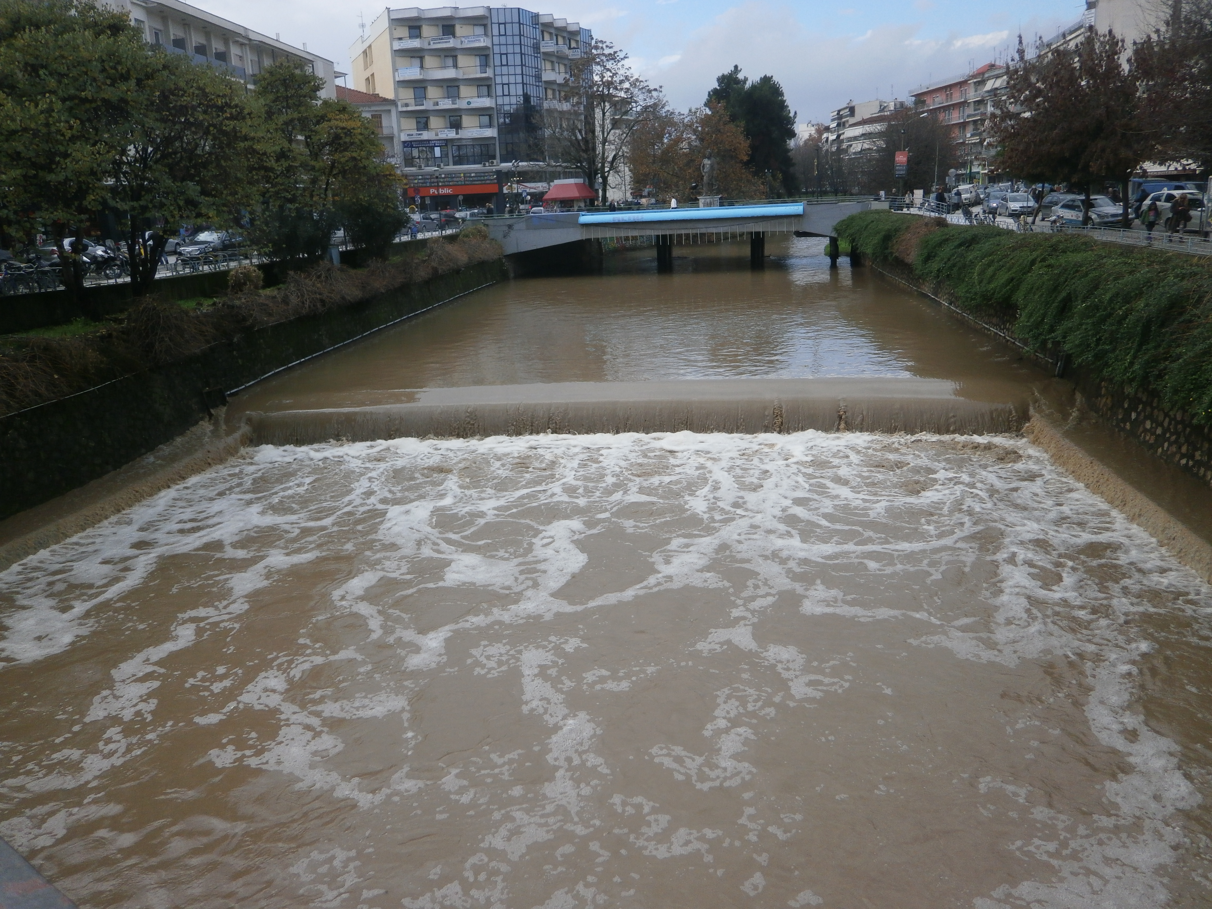 Χειμωνιάτικη εικόνα στο Ληθαίο ποταμό