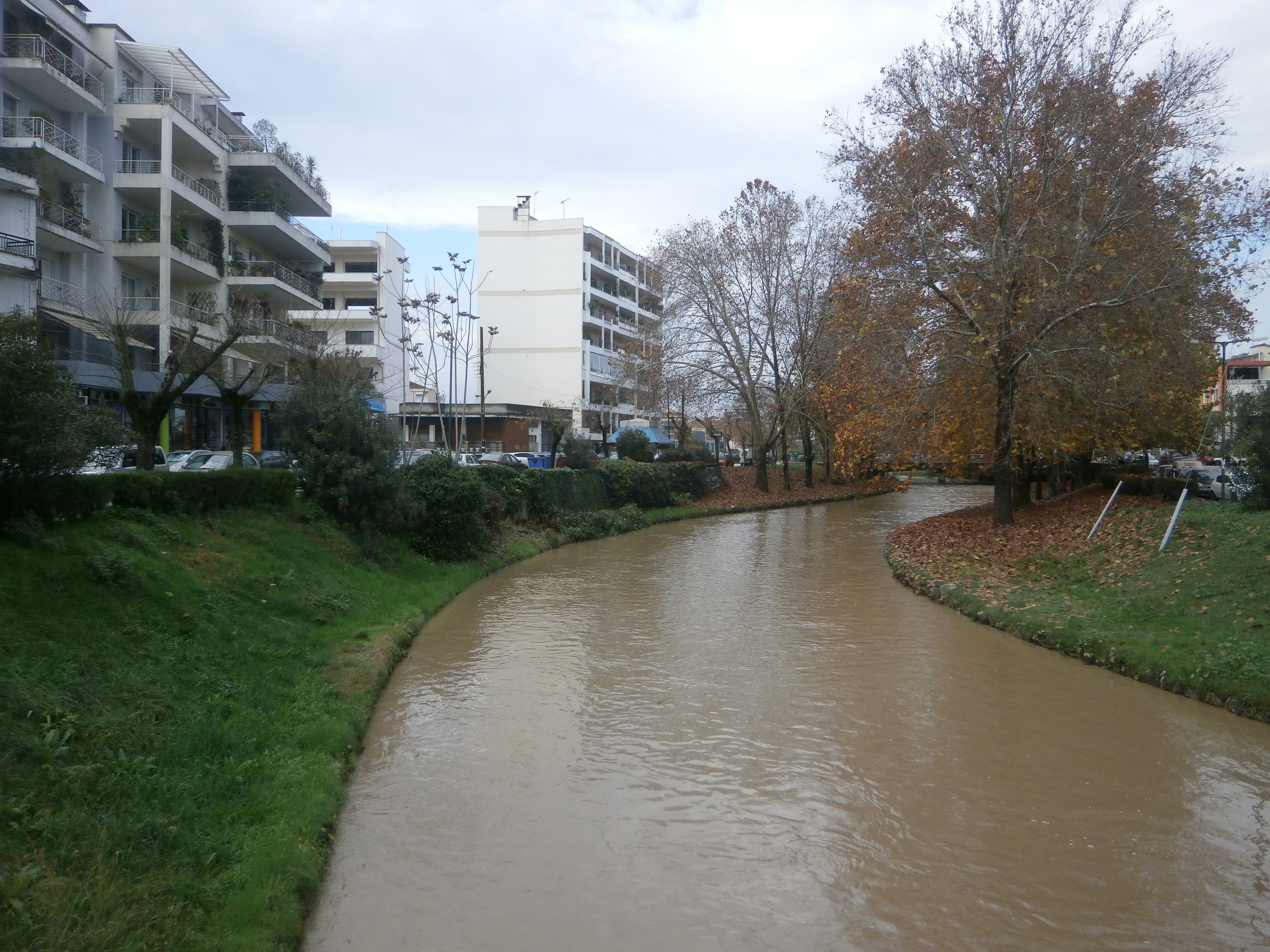 Χειμωνιάτικη εικόνα στο Ληθαίο ποταμό