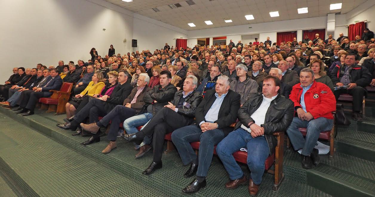 Μεγαλειώδης συγκέντρωση στην Καλαμπάκα του υποψήφιου βουλευτή της Ν.Δ. Ηλία Βλαχογιάννη