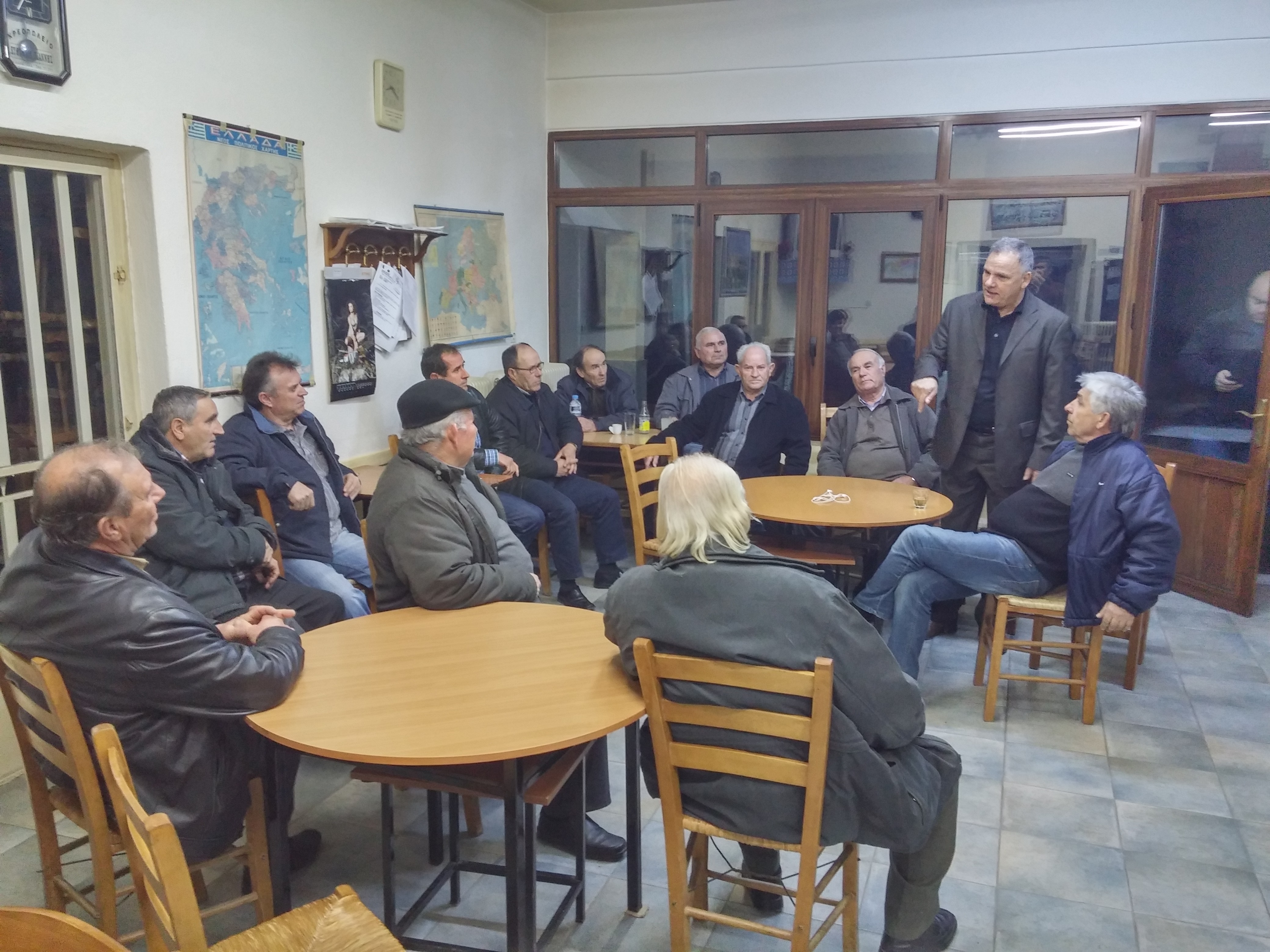 Θερμή υποδοχή στον Ηλία Βλαχογιάννη