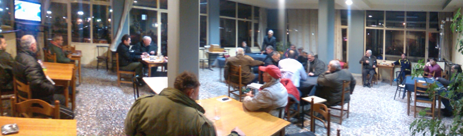 Ενθουσιώδης υποδοχή στον πρώην Δημο Καλλιδένδρου για τον Ηλία Βλαχογιάννη