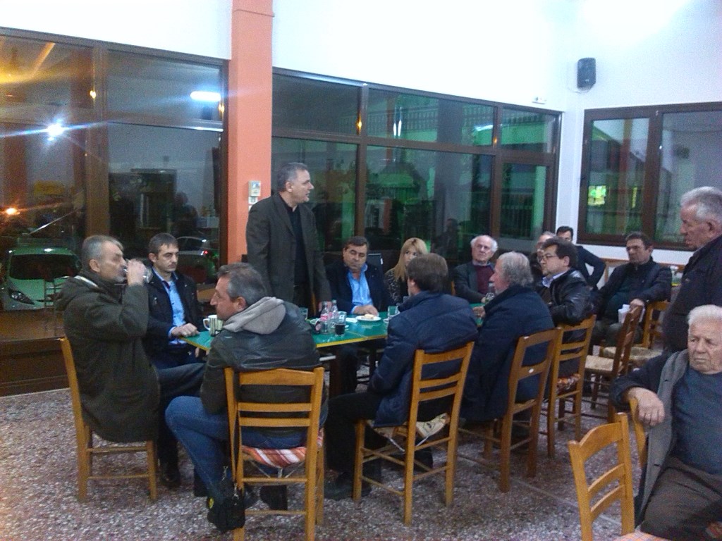 Θερμή υποδοχή του Ηλία Βλαχογιάννη στις περιοδείες του