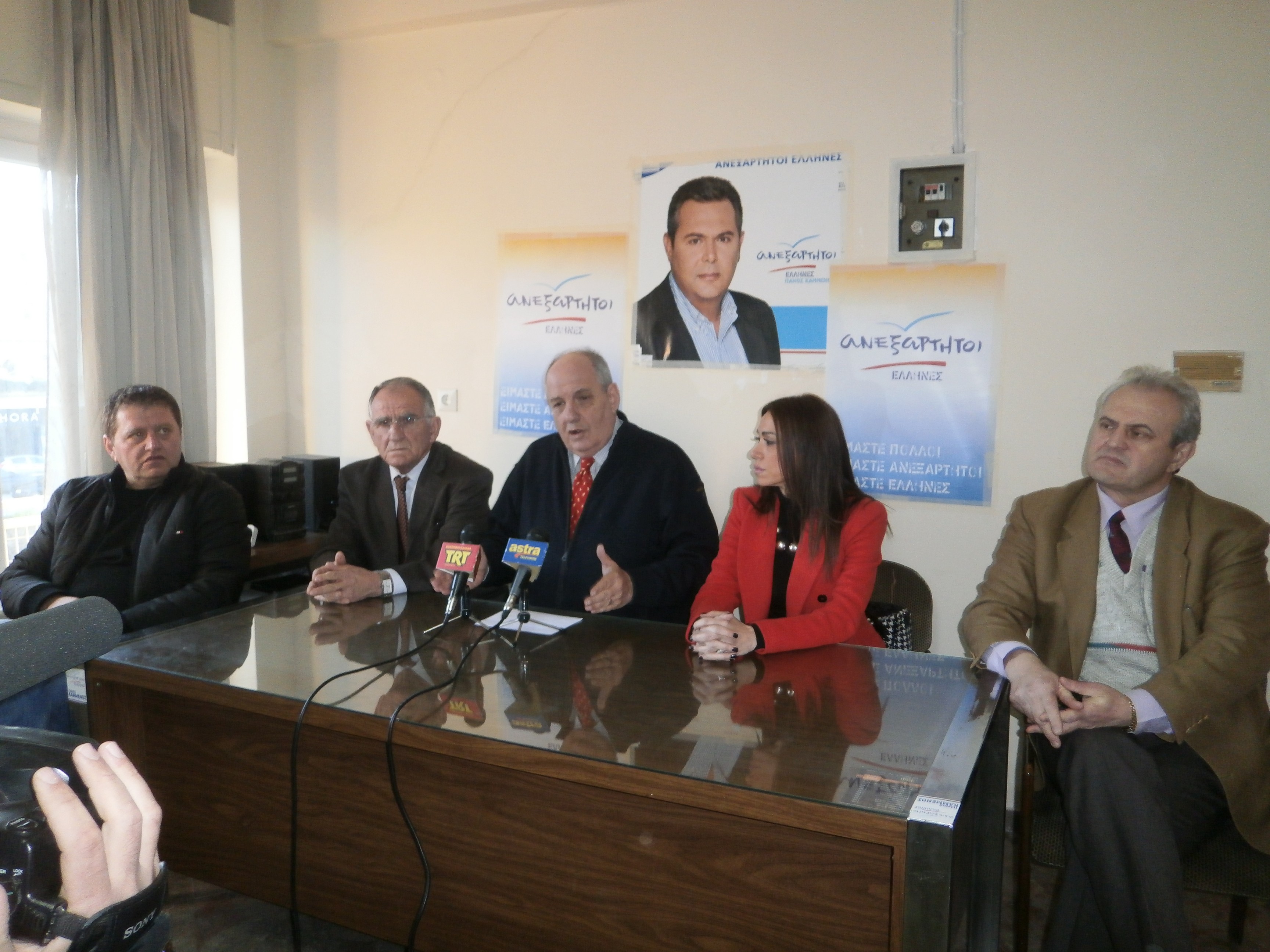 Τα Τρίκαλα επισκέφθηκε σήμερα επικεφαλής του ψηφοδελτίου επικρατείας των ΑΝ.ΕΛ Τέρενς Κουίκ