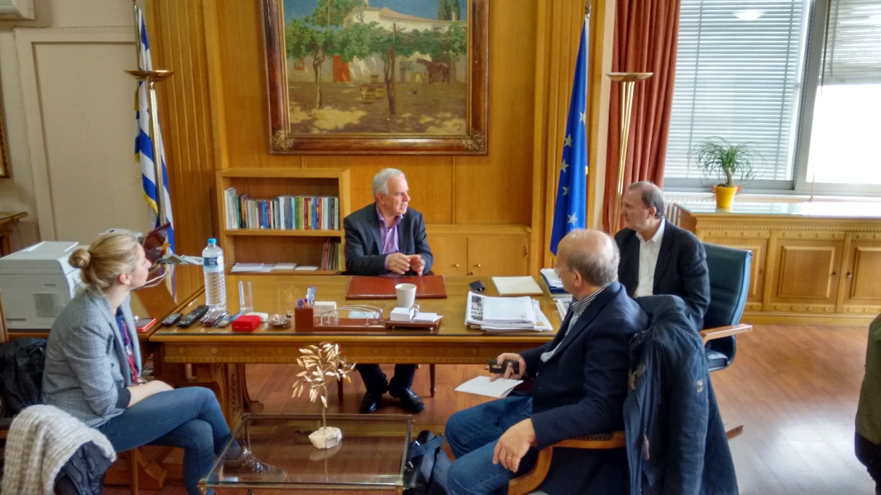 Συνάντηση Τρικαλινών βουλευτών του ΣΥΡΙΖΑ με τον Αναπληρωτή Υπουργό Αγροτικής Ανάπτυξης και Τροφίμων