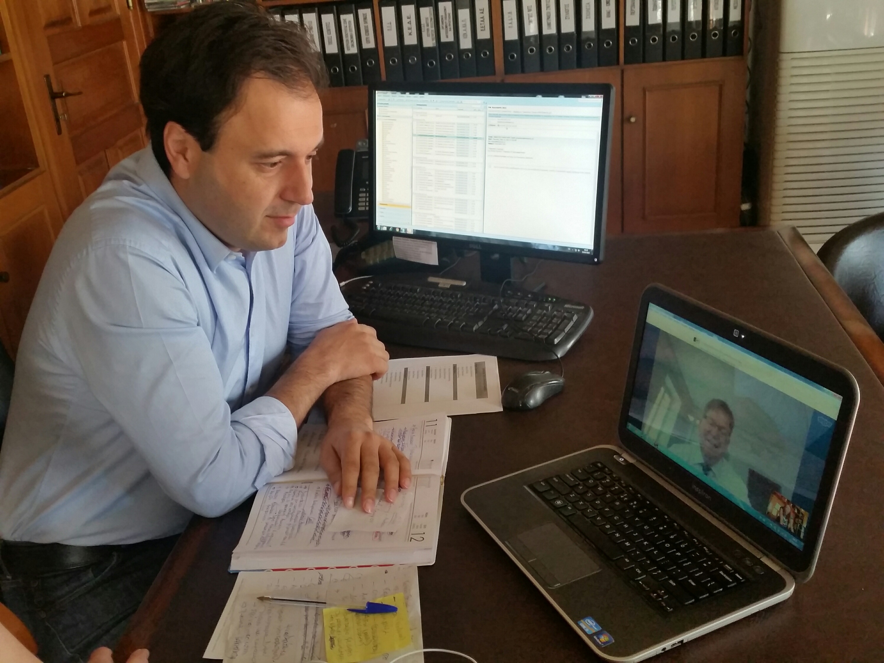 …Και διαδικτυακές συνεργασίες στο Δήμο Τρικκαίων