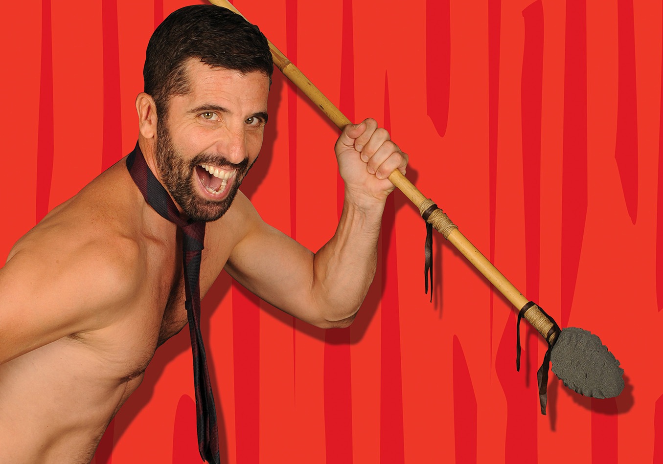 Ο CAVEMAN με τον Θανάση Βισκαδουράκη σήμερα στα Τρικαλα