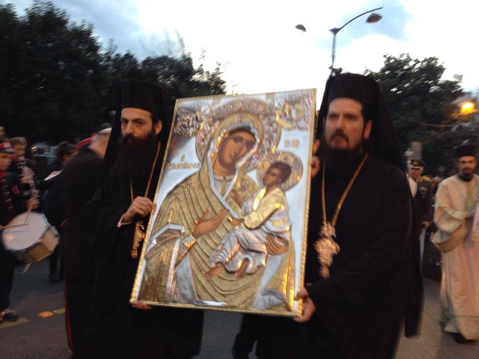 Λαμπρή η υποδοχή της Ιεράς Εικόνας της Παναγίας Γοργοεπηκόου στα Τρίκαλα-Το πρόγραμμα των λατρευτικών εκδηλώσεων