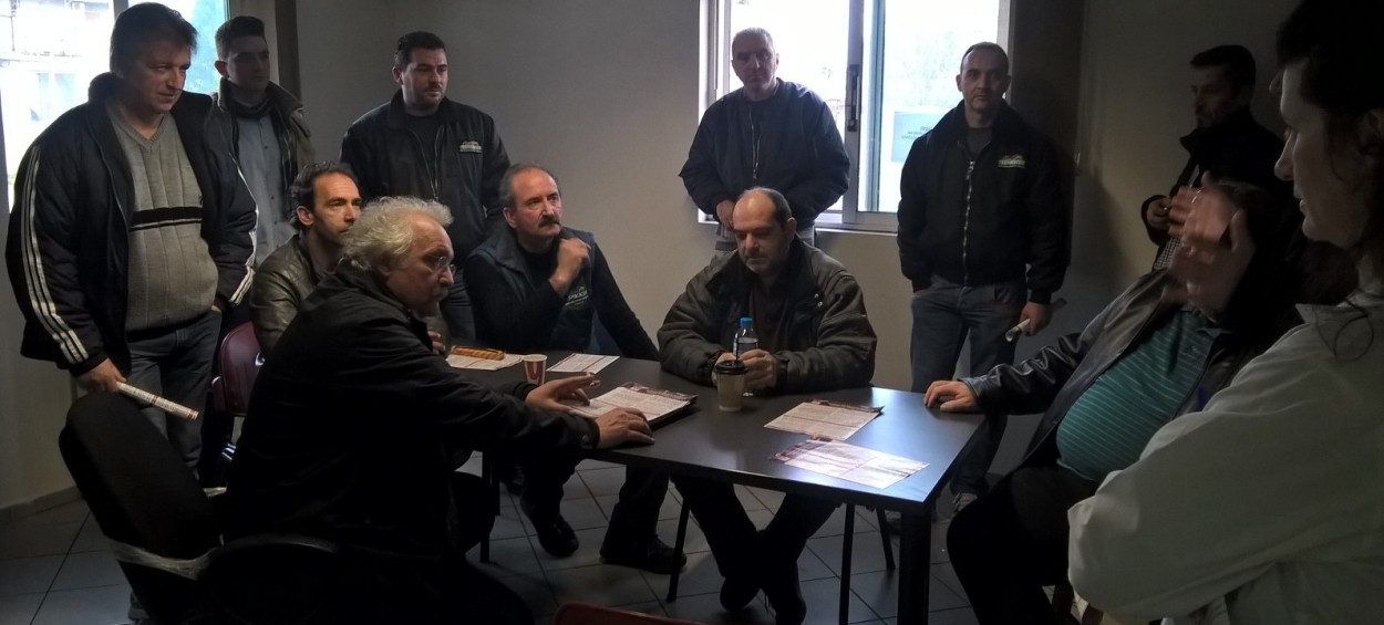 Περιοδεία του  Ευρωβουλευτή του ΚΚΕ  Σωτήρη Ζαριανόπουλου στα Τρίκαλα