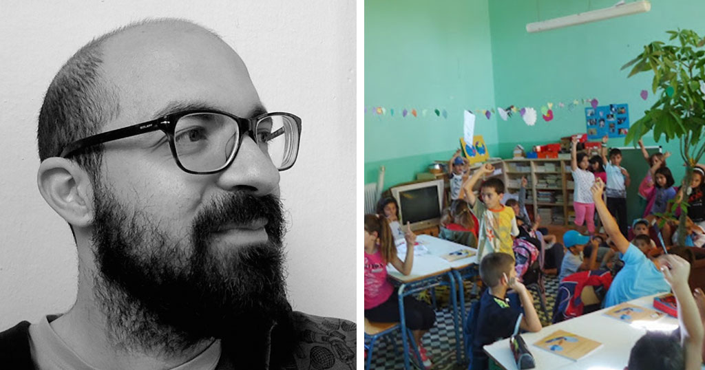 O νεαρός δάσκαλος έφτιαξε ένα αλλιώτικο σχολείο στο ορεινό Ρέθυμνο