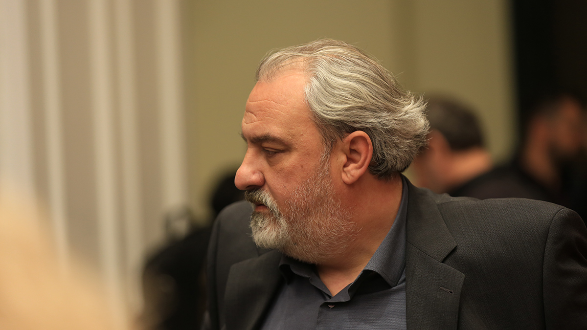Ο Γραμματέας Οργανωτικού του Ποταμιού Παντελής  Αβραμίδης στα Τρίκαλα