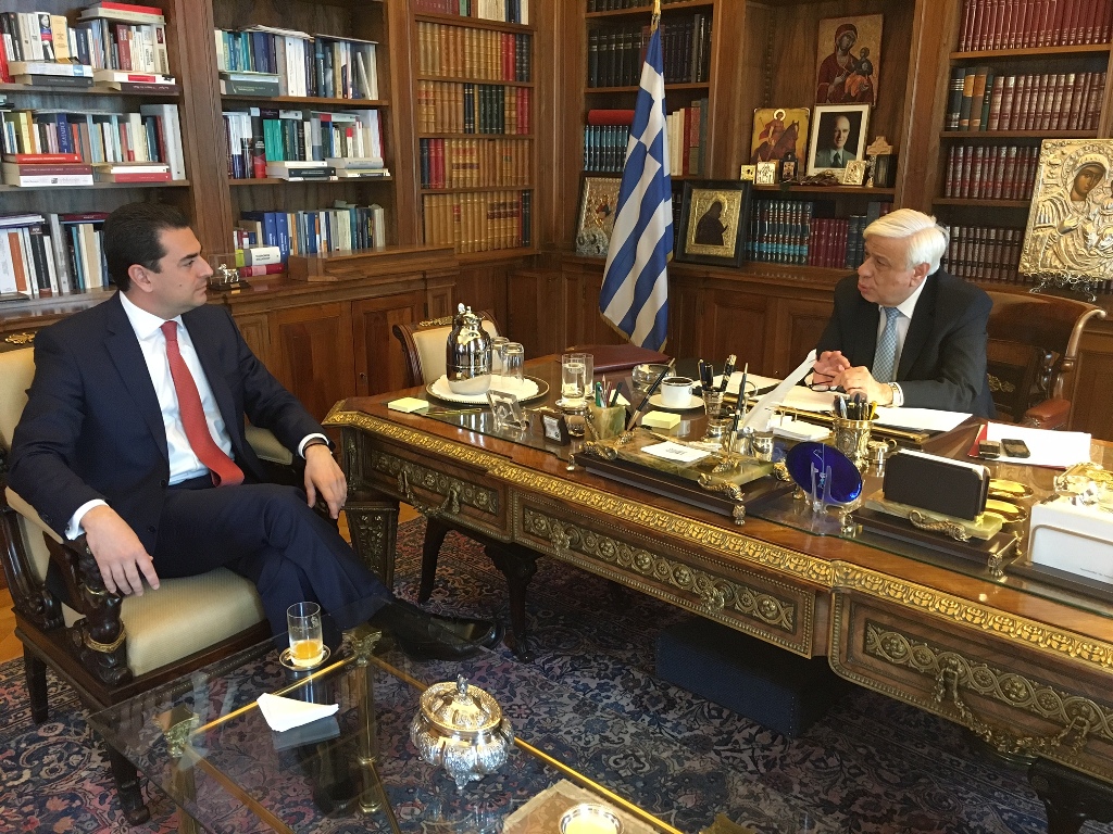 Στον Πρόεδρο της Δημοκρατίας ο Κ. Σκρέκας
