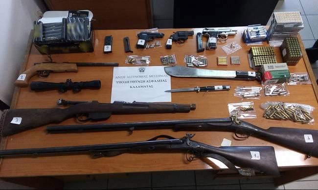 Μεσσηνία: Σύλληψη 56χρονου που ήταν έτοιμος για… «πόλεμο»…