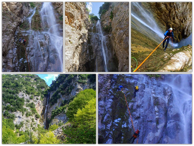 Ο εντυπωσιακός καταρράκτης,κοντά στο χωριό Ανατολική Ιωαννίνων