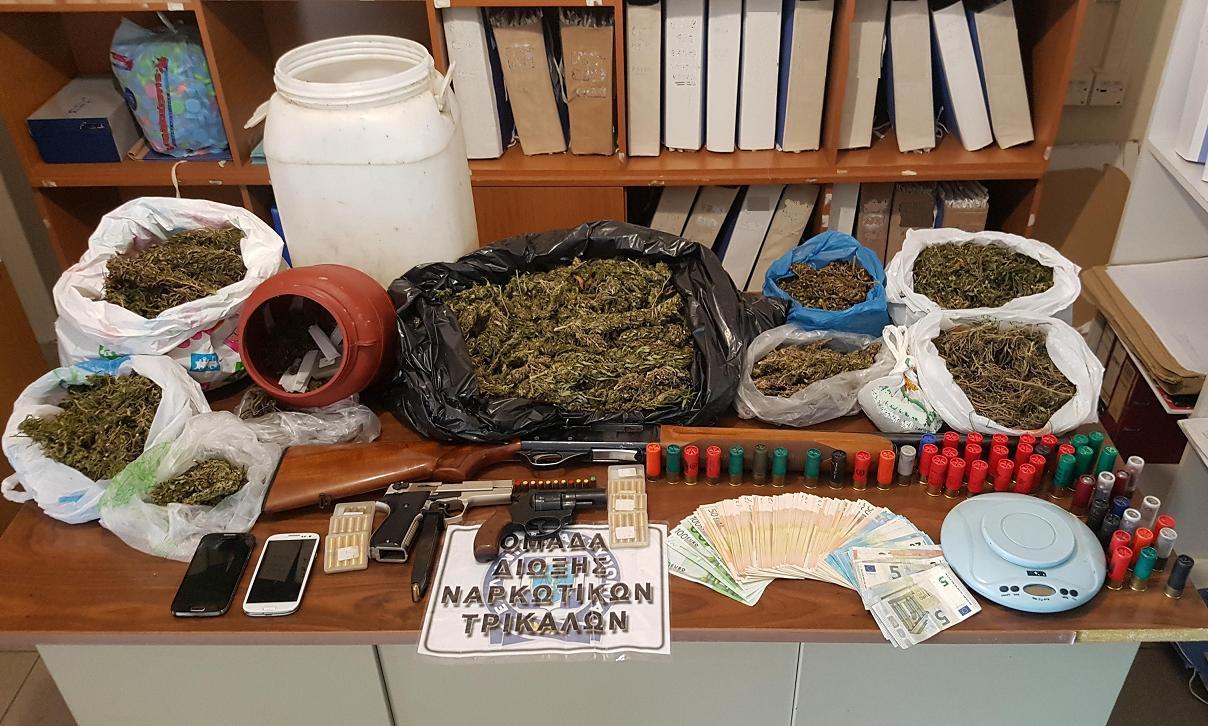 Συνελήφθη 44χρονος Τρικαλινός για διακίνηση ναρκωτικών, οπλοκατοχή και παραβίαση της νομοθεσίας περί προσωπικών δεδομένων