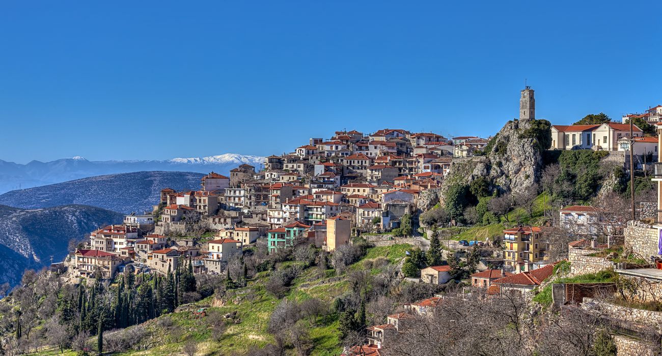 Αράχωβα, η βασίλισσα του χειμώνα