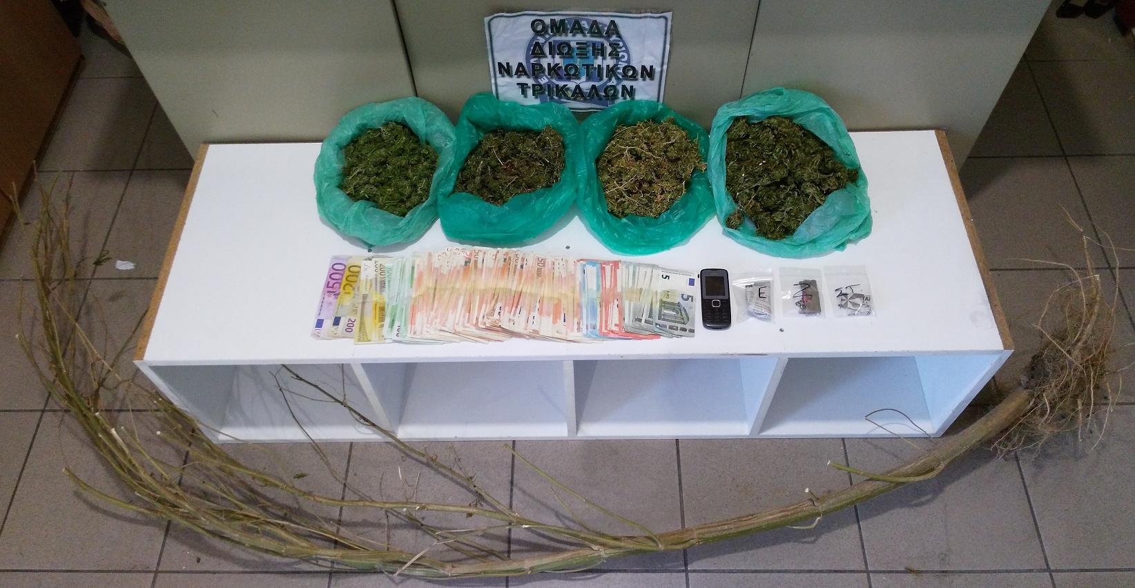 Συνελήφθη 59χρονος στην Καλαμπάκα, κατηγορούμενος για κατοχή, καλλιέργεια και διακίνηση κάνναβης