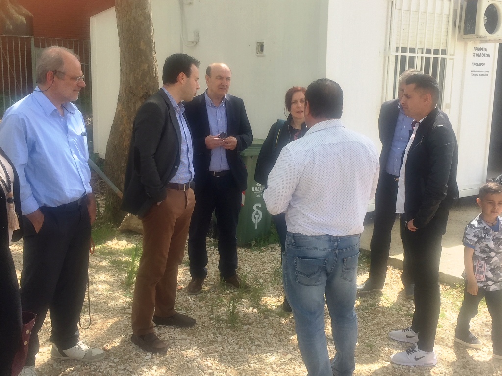 Η Ειδική Γραμματέας Κοινωνικής Ένταξης των Ρομά Κατερίνα Γιάντσιου στα Τρίκαλα
