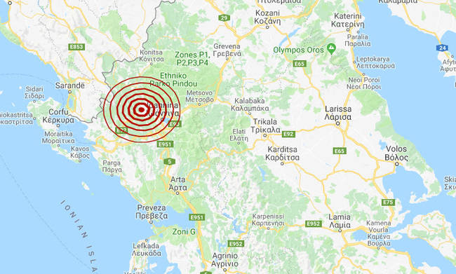 Seismos Konta Sta Iwannina Trikalaview