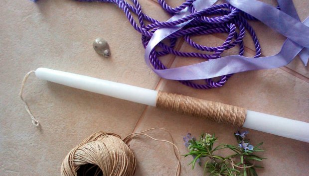 Πασχαλινό DIY: Φτιάξτε μια πανέμορφη λαμπάδα