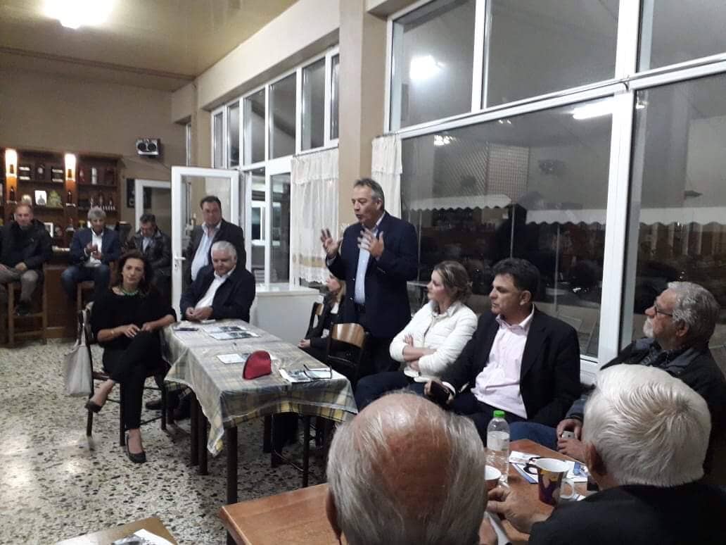 Ενθουσιώδης υποδοχή του Χρήστου Μιχαλάκη