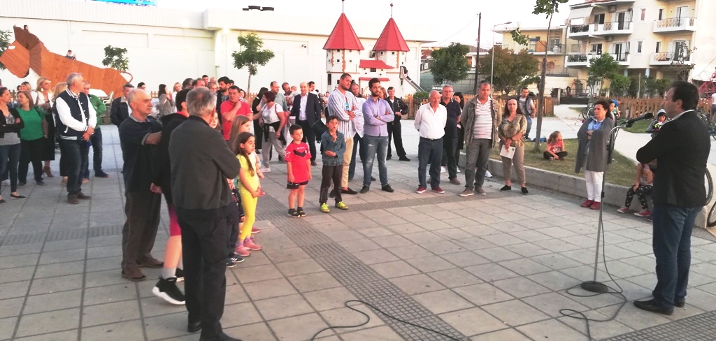Την Πράσινη γωνιά επισκέφθηκε ο Δ. Παπαστεργίου