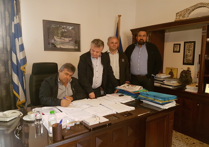 Νέα έργα υπέγραψε ο Δήμαρχος Πύλης κ. Κωνσταντίνος Μαράβας