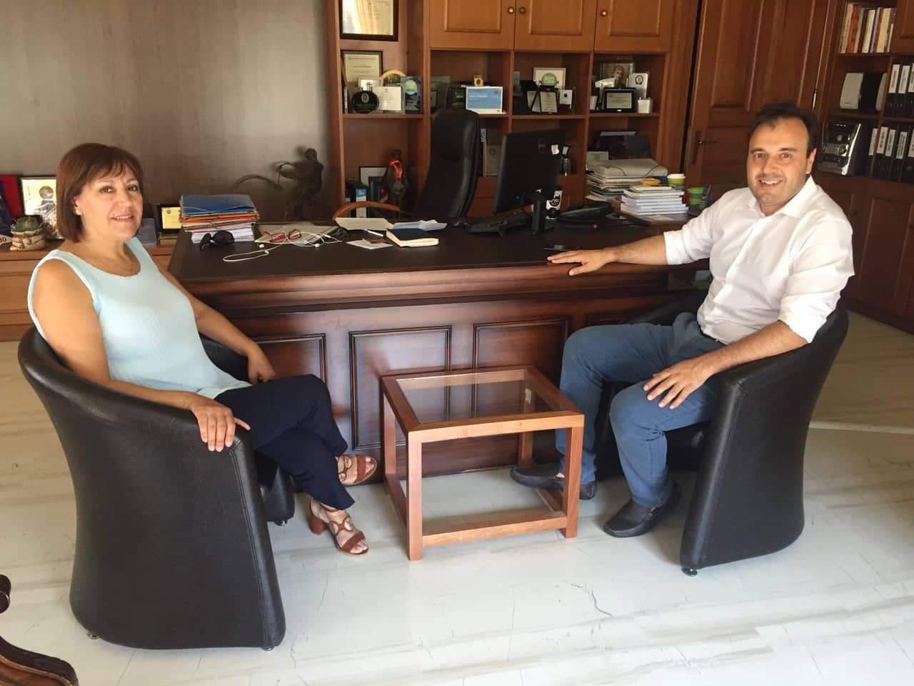Σε συγκινησιακό κλίμα πραγματοποιήθηκε η επίσκεψη της Χρυσάνθης στο Δημαρχείο