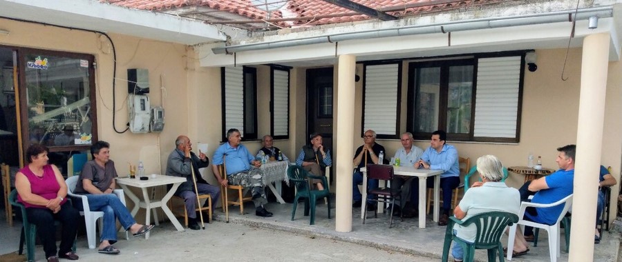 Χωριά του Δήμου Χασίων επισκέφθηκε ο Κώστας Σκρέκας