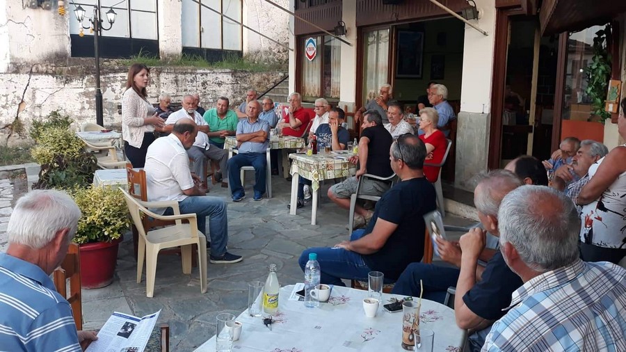 Κρύα Βρύση-Διάβα και Καστράκι επισκέφθηκε η Κατερίνα Παπακώστα