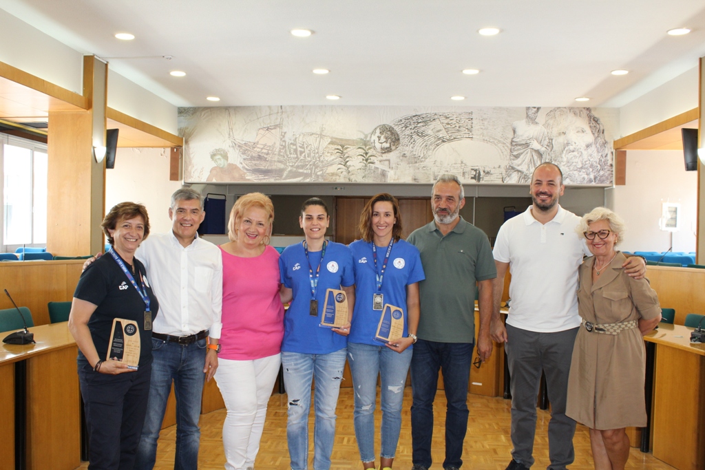 Τιμήθηκαν η Λαρισαία προπονήτρια Αθηνά Ζέρβα και οι Βολιώτισσες Αθλήτριες Λαμπρινή Αγαγιώτου και Ευαγγελία Σαρακατσάνη