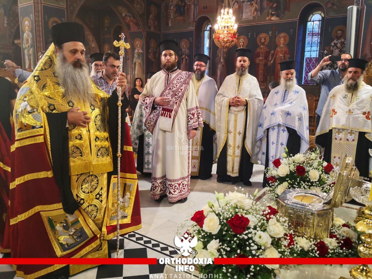 Η Καλαμπάκα υποδέχθηκε την Τιμία Κάρα του Αγίου Βησσαρίωνος