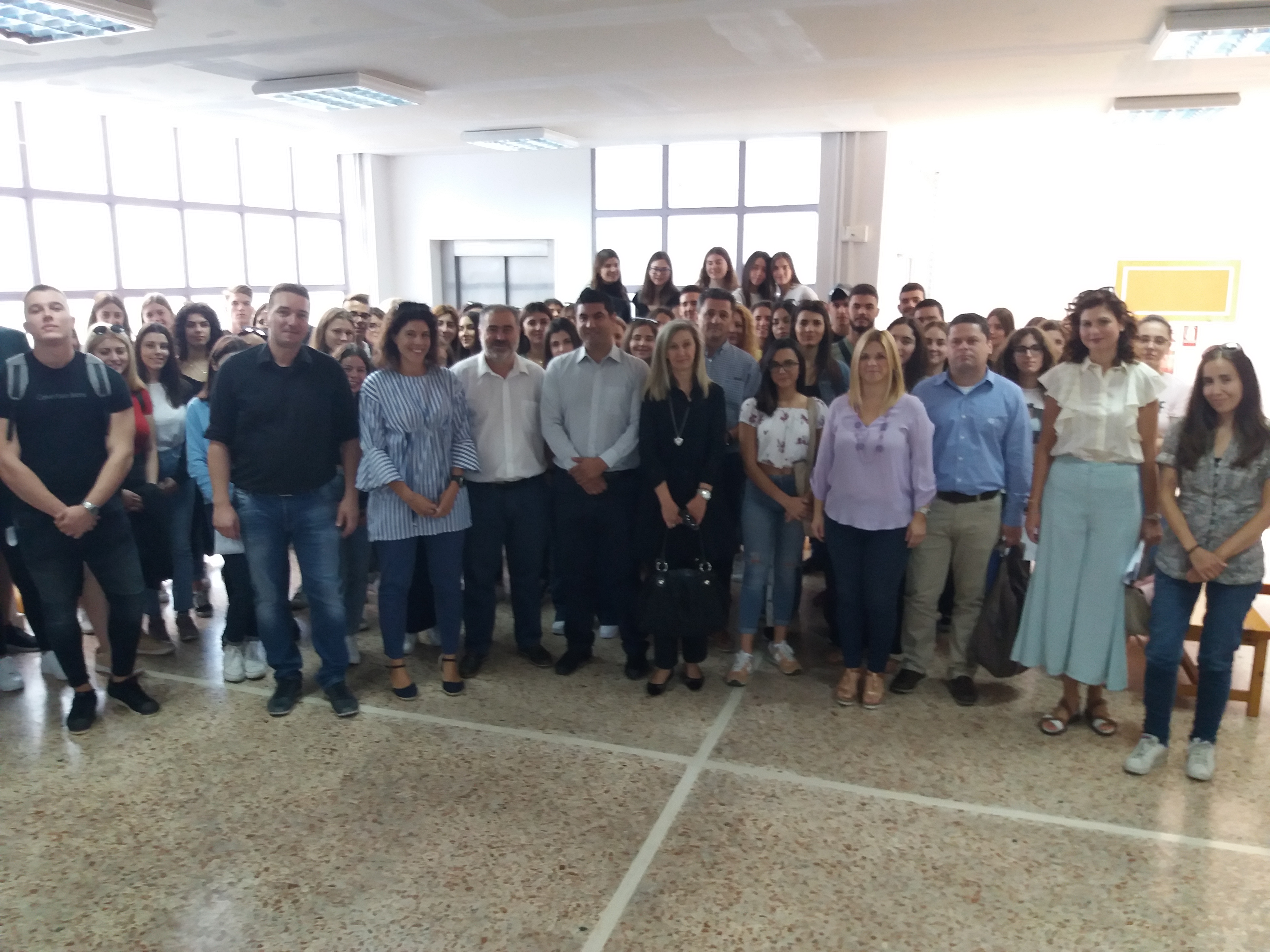 Υποδοχή πρωτοετών φοιτητών στο Τμήμα Διαιτολογίας και Διατροφολογίας