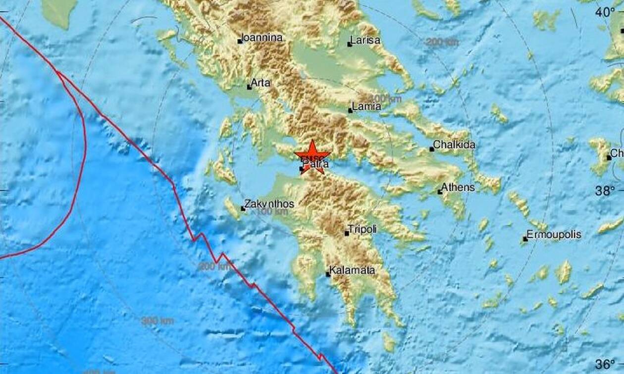 Σεισμός κοντά σε Πάτρα και Ναύπακτο – Αισθητός σε πολλές περιοχές
