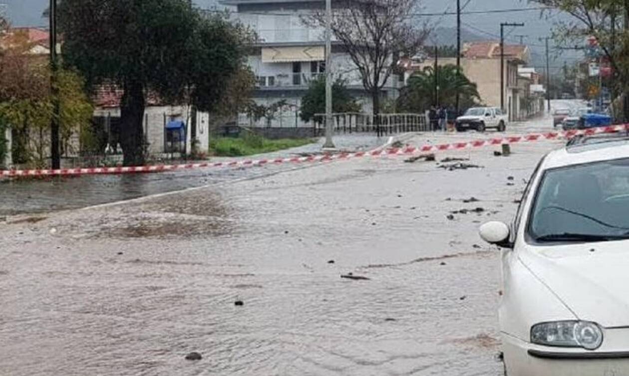 «Πνίγηκε» η Θάσος! Καταστροφές και κλειστά σχολεία – Προβλήματα και σε Ροδόπη, Χαλκιδική