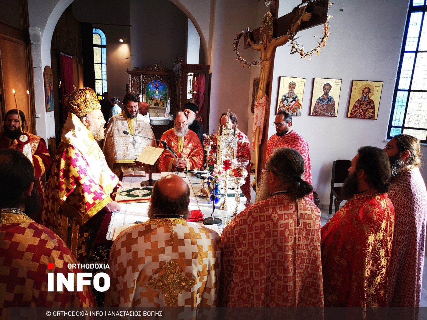 Η μνήμη του Αγίου Νεκταρίου στη Μητρόπολη Τρίκκης
