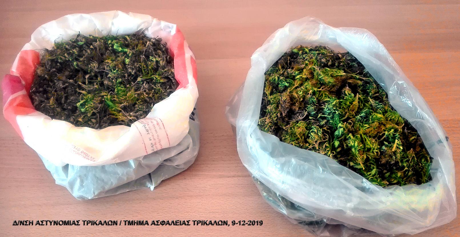 Με μισό κιλό χασίς συνελήφθη σπίτι του 62χρονος Τρικαλινός