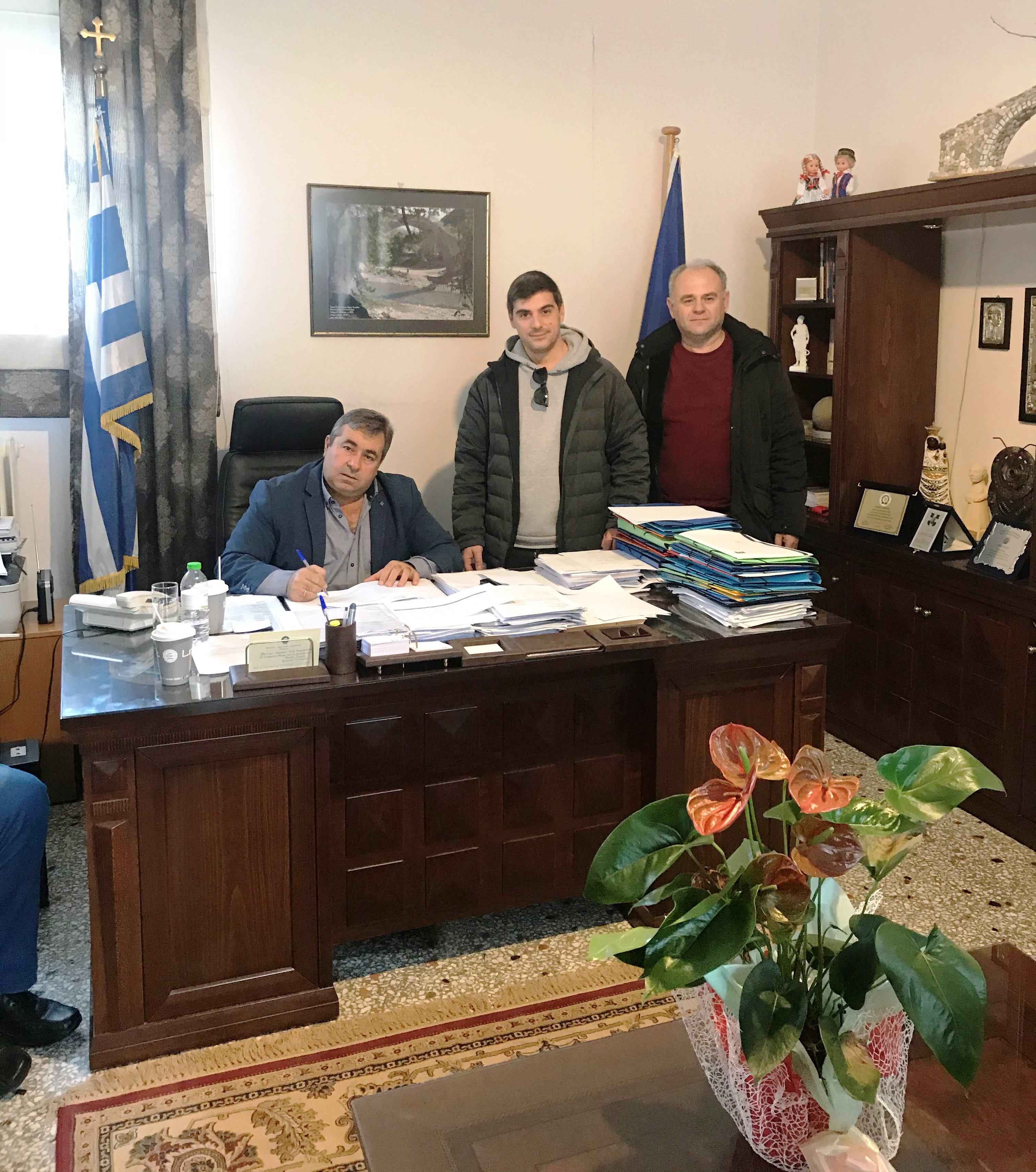 «Σύμβαση έργου «Μεταφορά νερού από γέφυρα μέχρι νερόμυλο» στην Κοινότητα Πύλης»