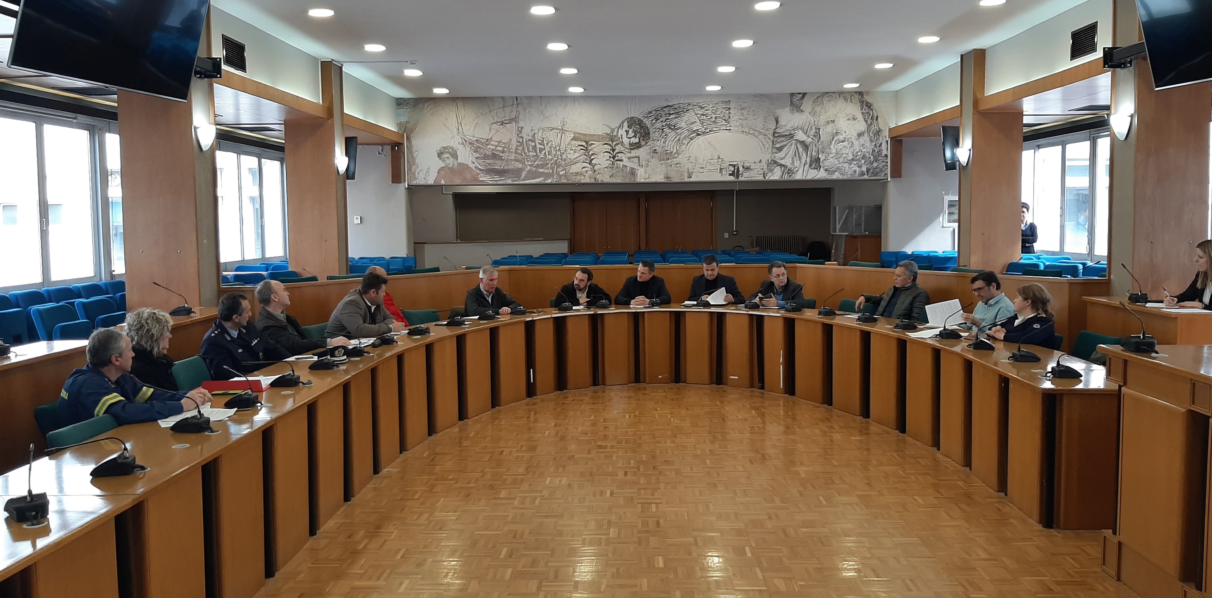Ευρεία σύσκεψη για τον κοροναϊό Covid 19  στην περιφέρεια Θεσσαλίας  με συμμετοχή όλων των φορέων Υγείας