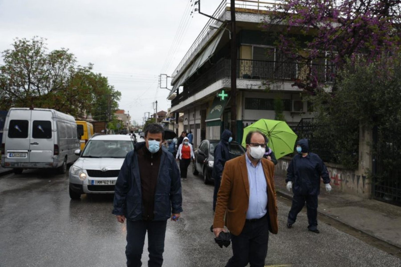Δειγματοληπτικοί έλεγχοι στη συνοικία της Νέας Σμύρνης Λάρισας