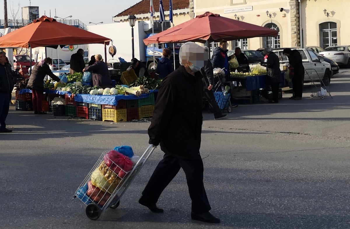 Προσωρινά δεύτερη καθημερινή λαϊκή αγορά στα Τρίκαλα στην περιοχή του ΟΣΕ