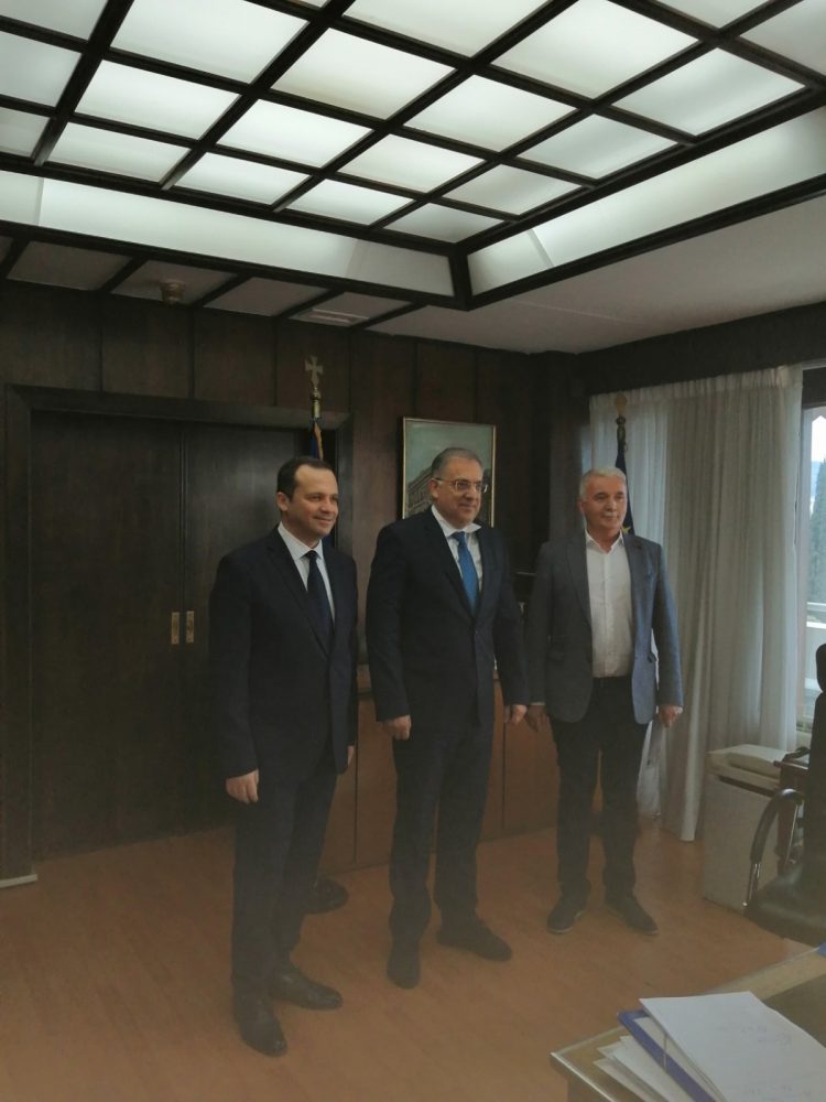 Συναντήθηκε με τον Υπουργό Εσωτερικών ο Δήμαρχος Μετεώρων