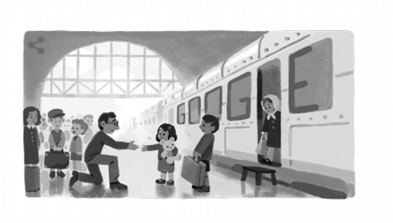 Doodle: Τον Βρετανό ανθρωπιστή – Nicholas Winton τιμά το Google