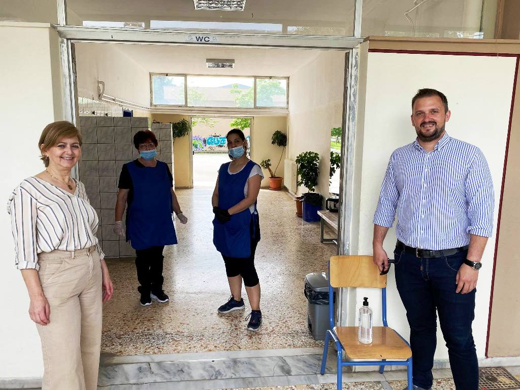 Δ. Τρικκαίων: Καθαρά σχολεία και στη β΄ φάση επανέναρξης μαθημάτων