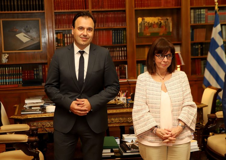 Στην Πρόεδρο της Ελληνικής Δημοκρατίας ο Δημήτρης Παπαστεργίου