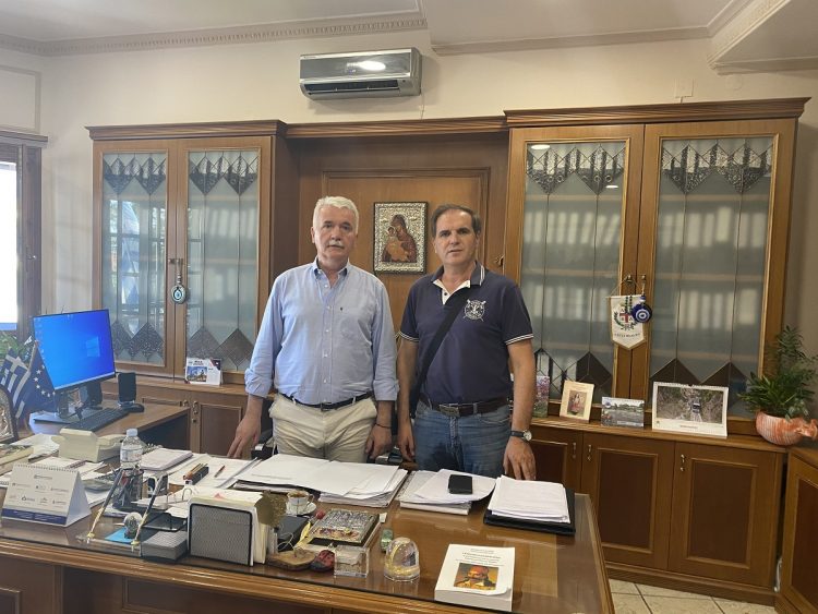 Επίσκεψη του Προέδρου των Εργαζομένων Ν. Τρικάλων στο Δήμο Μετεώρων