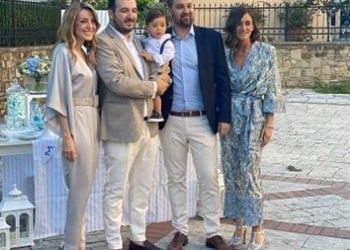 Μία υπέροχη βάφτιση για τον μικρό Στέργιο