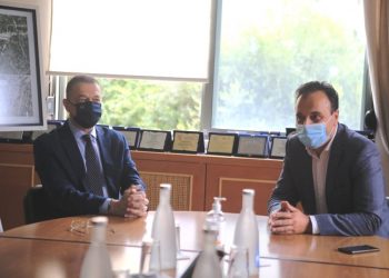 Κλίμα ουσιαστικής συνεργασίας στη συνάντηση  Παπαστεργίου – Στεφανή