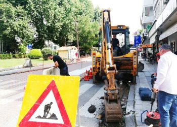 Ασφαλτος στη Στρ. Σαράφη και νέα έργα στη λαϊκή αγορά από τον Δήμο Τρικκαίων