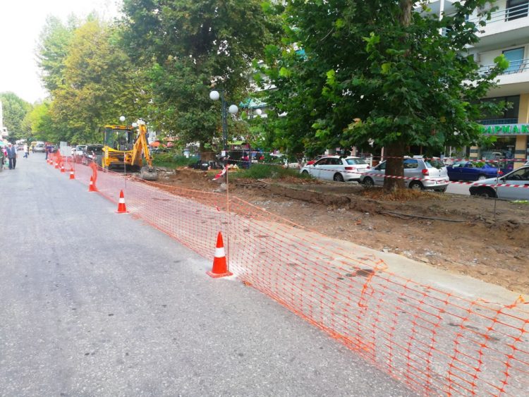 Ξεκίνησαν τα έργα σε Στρ. Σαράφη και λαϊκή αγορά