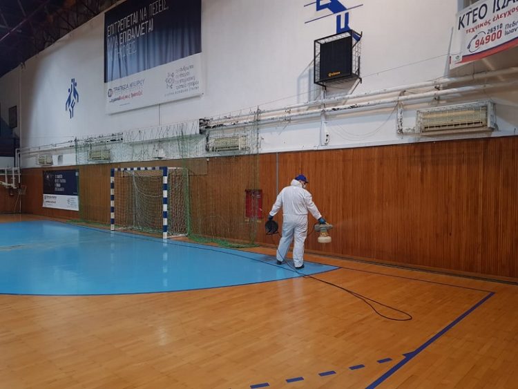 Εφαρμογή και τήρηση των κανόνων υγιεινής στους αθλητικούς χώρους